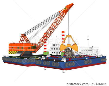 Dredger and sediment carrier 7 49186884