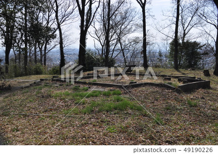 Matsuyama Castle (Musashi country) main turning ring Matsuyama Castle (Musashi country) main turning ring 49190226