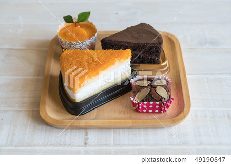 brownies, orange cup cake, golden threads cake and brownies, orange cup cake, golden threads cake and 49190847
