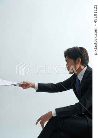 Businessman working Businessman working 49191122