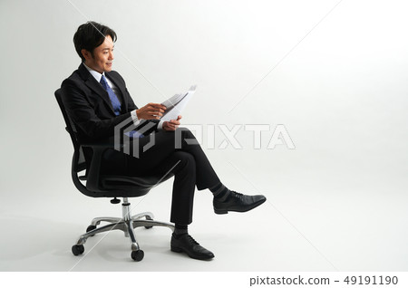 Businessman working Businessman working 49191190