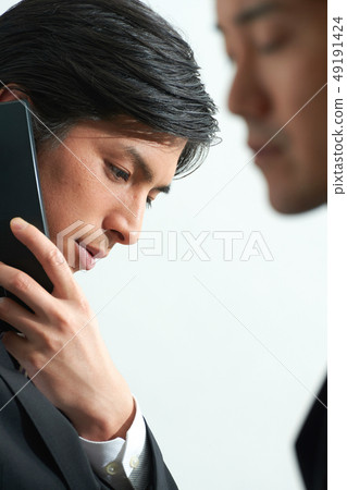 Businessman working Businessman working 49191424