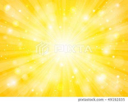 Yellow radial light glitter background Yellow radial light glitter background 49192835