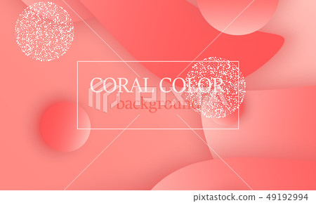 Coral color abstract background. Vector. Coral color abstract background. Vector. 49192994
