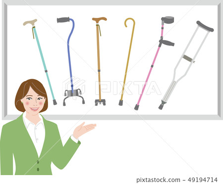 Wand 13_ White stick cane & woman (Which one is right for you? Wand 13_ White stick cane & woman (Which one is right for you? 49194714