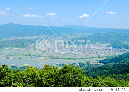 Townscape of Tono seen from Takashimizu Observatory 49195422