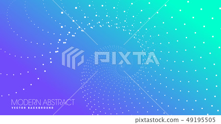 Modern gradient abstract dotted shape background.  49195505