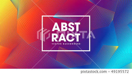 Abstract colorful gradients waves background 49195572