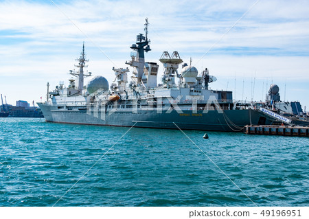 March, 2019 - Vladivostok, Primorsky Krai - Marshal Krylov - the ship of the measuring complex 49196951