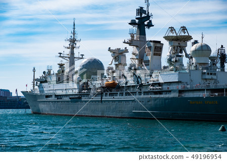 March, 2019 - Vladivostok, Primorsky Krai - Marshal Krylov - the ship of the measuring complex 49196954