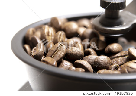 Coffee coffee mill coffee beans copy space Coffee coffee mill coffee beans copy space 49197850