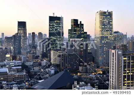 Tokyo cityscape in Japan We look at Roppongi skyscrapers and Shinjuku skyscrapers 49199493