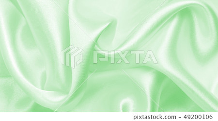 Smooth elegant green silk or satin luxury cloth Smooth elegant green silk or satin luxury cloth 49200106