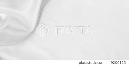 Smooth elegant white silk or satin luxury cloth Smooth elegant white silk or satin luxury cloth 49200113