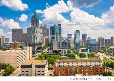 Atlanta, Georgia, USA Downtown Skyline 49200434