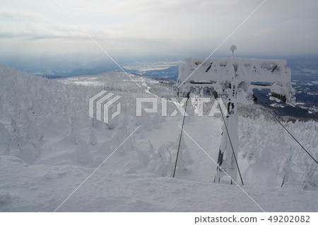 Zao ropeway ice Zao ropeway ice 49202082