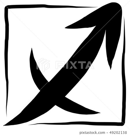 Calligraphy writing mark 49202138