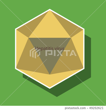paper sticker on theme world hepatitis day . hepatitis virus paper sticker on theme world hepatitis day . hepatitis virus 49202621