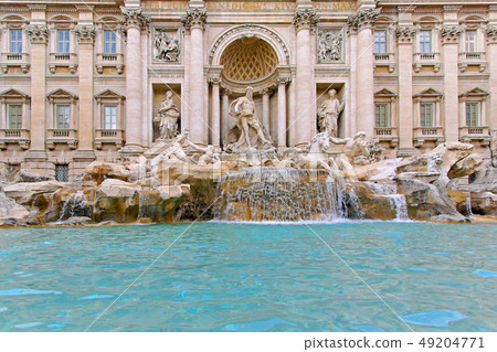 Fountain Trevi Rome Fountain Trevi Rome 49204771