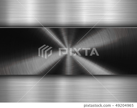 Technology Background with Metal Circular Brushed Technology Background with Metal Circular Brushed 49204965