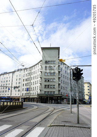 Finland Helsinki Y-junction intersection 49205785