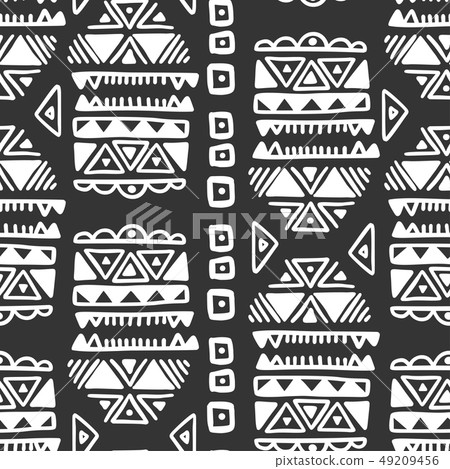 Seamless aztec vector pattern. Seamless aztec vector pattern. 49209456