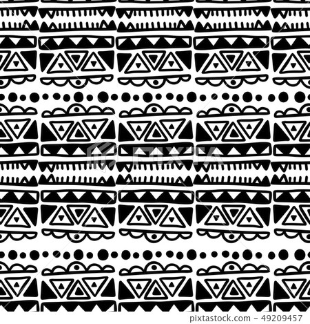 Seamless aztec vector pattern. Seamless aztec vector pattern. 49209457