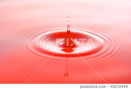 Water drop / red 49210446