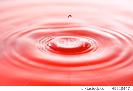 Water drop / red 49210447
