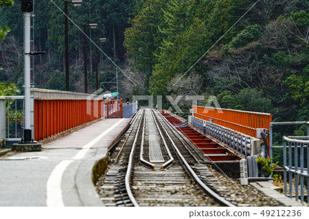 Oigawa Shindo Igawa Line A track of Koyuki Oku Ooi Kokami Station 49212236