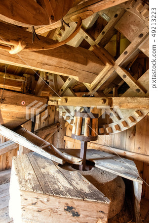 The mechanism of windmill (onterior of old 49213223