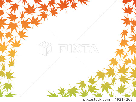 秋葉圖案顏色變化 秋葉圖案顏色變化 49214265