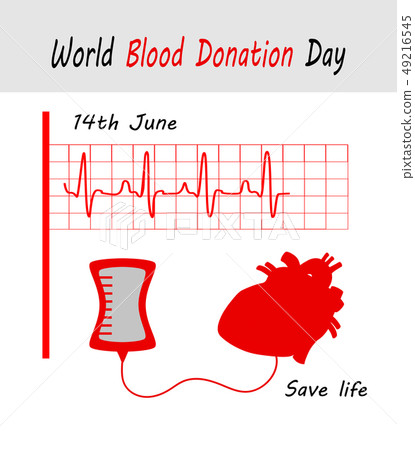 Vector Illustration for 14th June, blood donor day Vector Illustration for 14th June, blood donor day 49216545