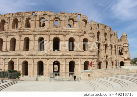 World Heritage Amphitheater Elgem Tunisia Africa 49216713
