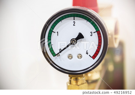 pressure gauge, fittings and valve, pipes and adapters. Plumbing fixtures and piping   49216952