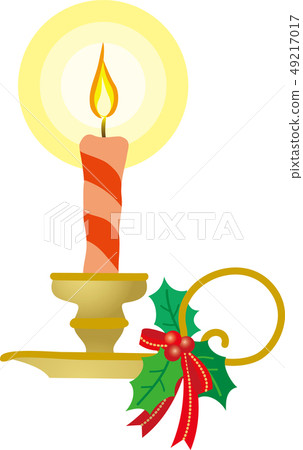 Christmas candle 49217017