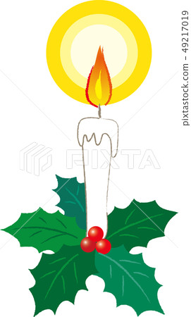 Christmas candle 49217019