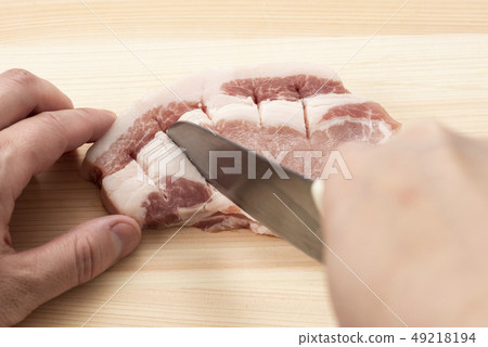 豬肉肌肉 49218194