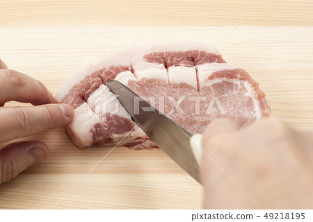 豬肉肌肉 49218195