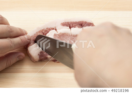 豬肉肌肉 49218196