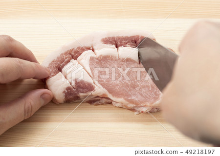 豬肉肌肉 49218197