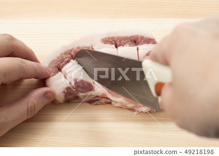 豬肉肌肉 49218198