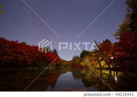 Shinshu Karuizawa Autumn leaves of Kumbaba Pond Shinshu Karuizawa Autumn leaves of Kumbaba Pond 49219341