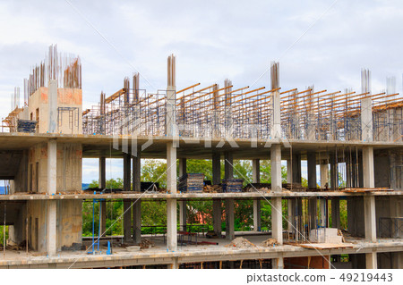 construction workers site and building of housing construction workers site and building of housing 49219443