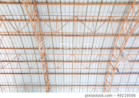 ceiling roof  Metal Sheet old  49219506