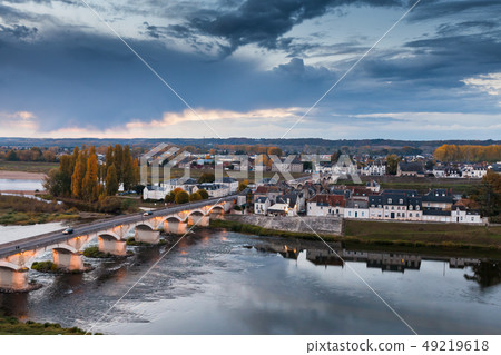 Stone bridge in Amboise town, France Stone bridge in Amboise town, France 49219618