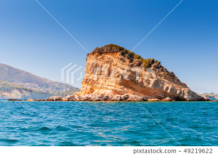 Rocky islet near Zakynthos, Greece Rocky islet near Zakynthos, Greece 49219622