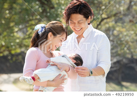 Family Baby Park Walk Smiling Parenting Family Family Baby Park Walk Smiling Parenting Family 49219950