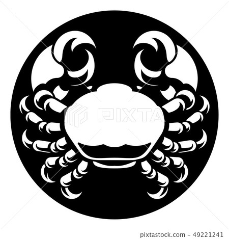 Cancer Crab Zodiac Horoscope Sign Stock Illustration 49221241 Pixta