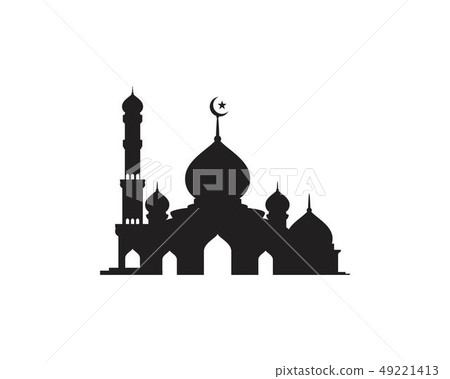 Mosque Moslem icon vector Illustration Mosque Moslem icon vector Illustration 49221413